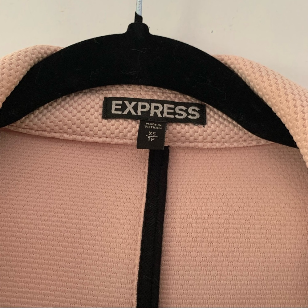 Express blush pink structured jacket XS - Picture 7 of 8